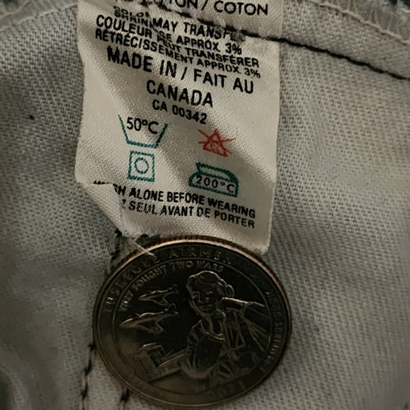 Vintage x 60s “made in Canada” Levi 50729-0217 Dark Blue Jean - Picture 9 of 11